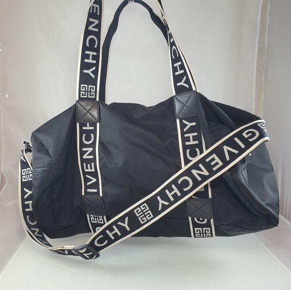 NWT$1385 Givenchy Black Gym Duffle Nylon Bag - Picture 10 of 16